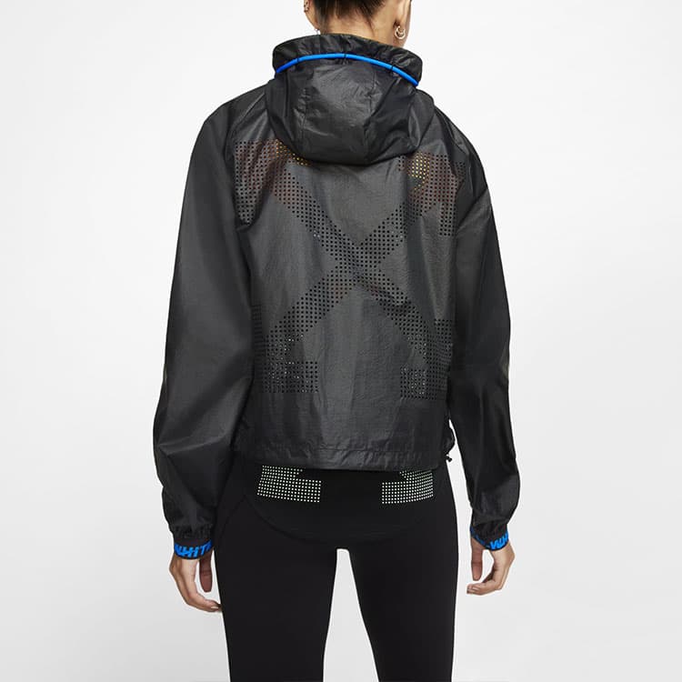 Куртка Nike x OFF-WHITE Windbreaker Black - изображение 7