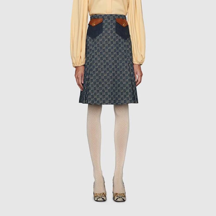 Юбка Gucci Denim Skirt - изображение 7