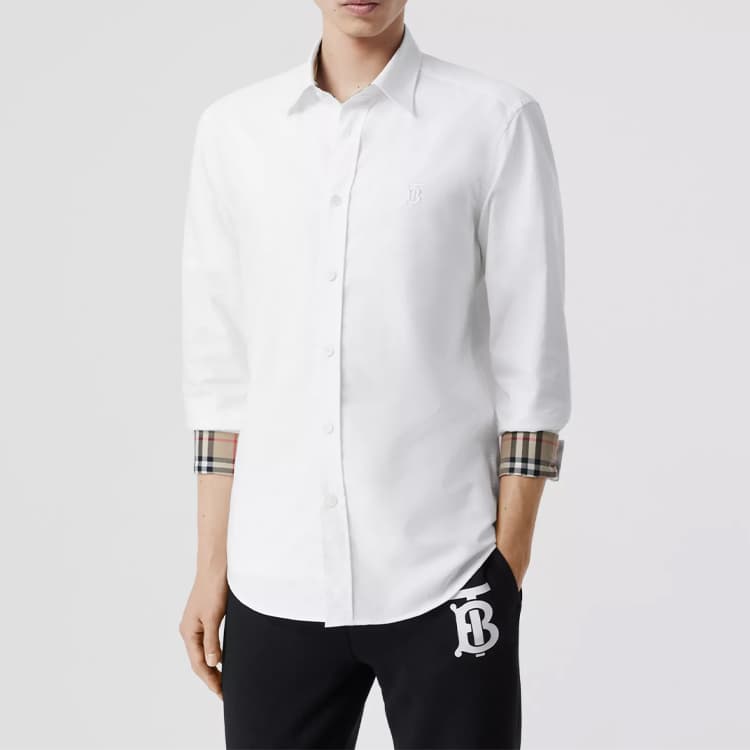 Рубашка Burberry Monogram Motif Vintage - изображение 6