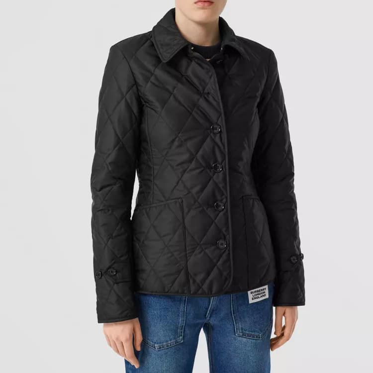 Куртка Burberry Quilted Jacket Black - изображение 4