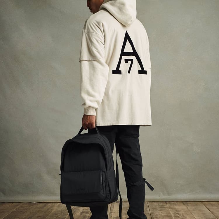 Футболка Fear of God the-seventh-collection All Star Henley Tee Cream Heather T - изображение 4