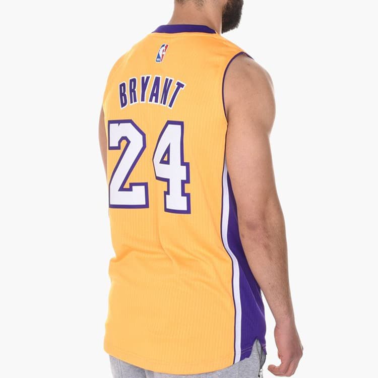 Баскетбольная майка adidas Kobe Bryant Lakers Jersey Yellow - изображение 5