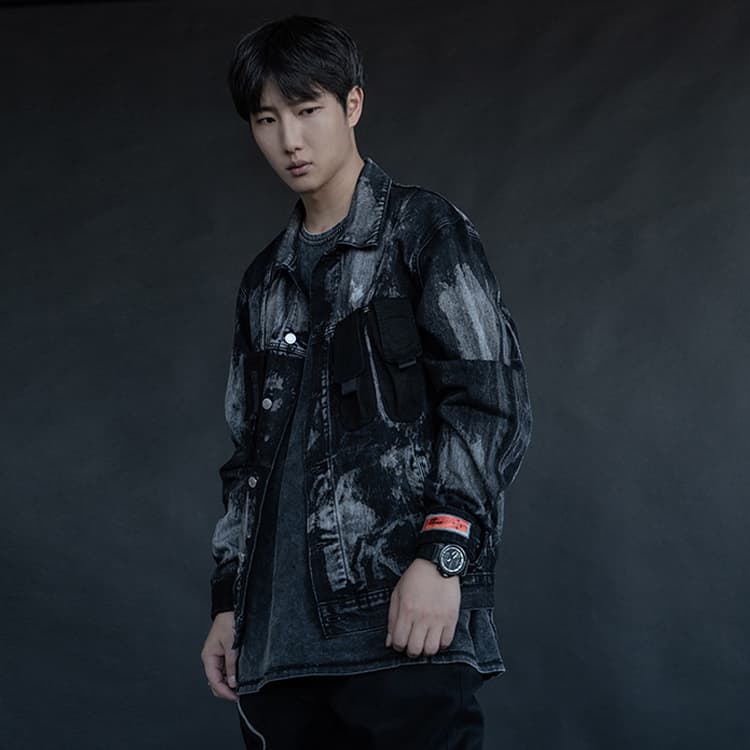 Джинсовая куртка ENSHADOWER Denim Jacket Black - изображение 4