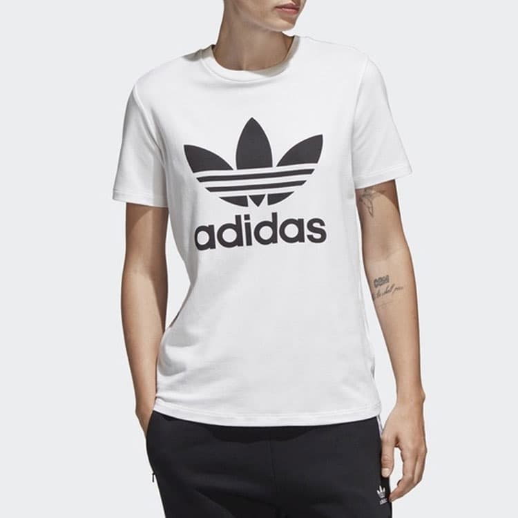 Футболка adidas originals Trefoil Tee White T - изображение 4