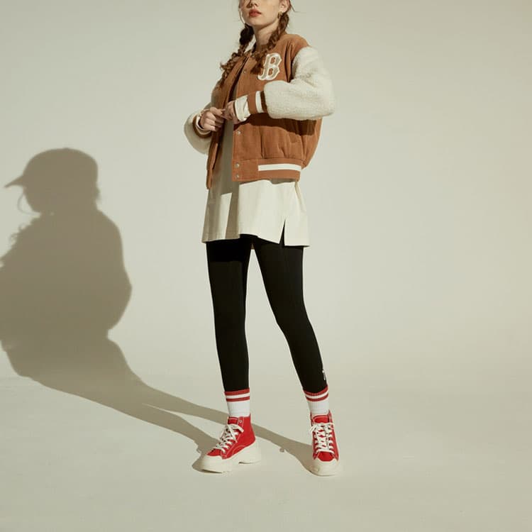 Бомбер MLB Boston Red Sox Corduroy Jacket Brown - изображение 4