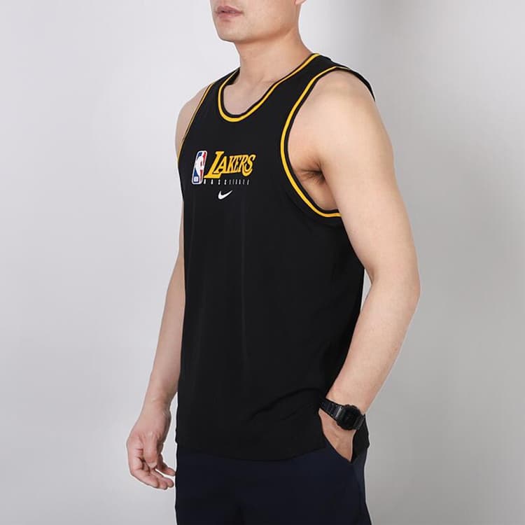Баскетбольная майка Nike NBA DRI-FIT Los Angeles Lakers Jersey - изображение 4