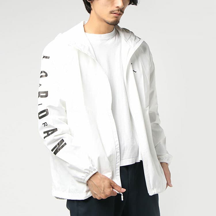 Куртка Air Jordan Windbreaker Jacket White — фото 4