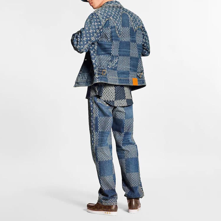 Джинсовая куртка LOUIS VUITTON x nigo LV2 Logo - изображение 4