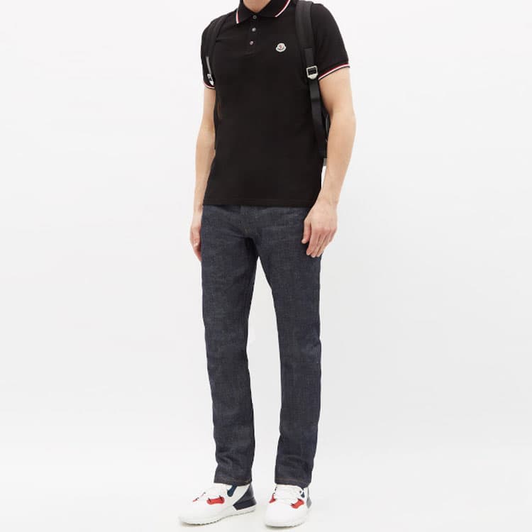 Поло Moncler Logo Polo Shirt - изображение 3