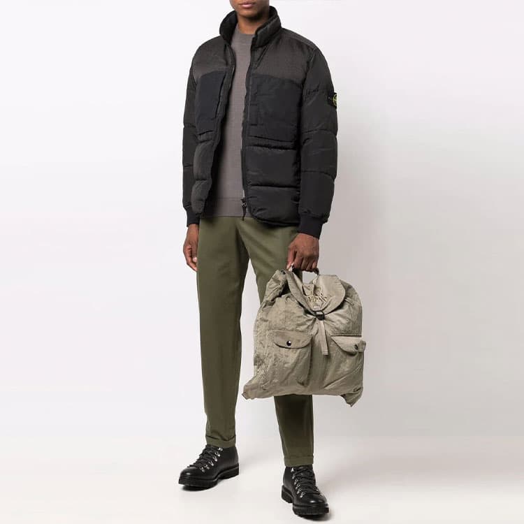 Зимняя куртка Stone Island Down Jacket Black - изображение 5