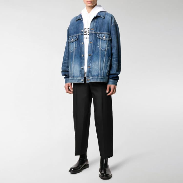 Джинсовая куртка Balenciaga logo - изображение 2