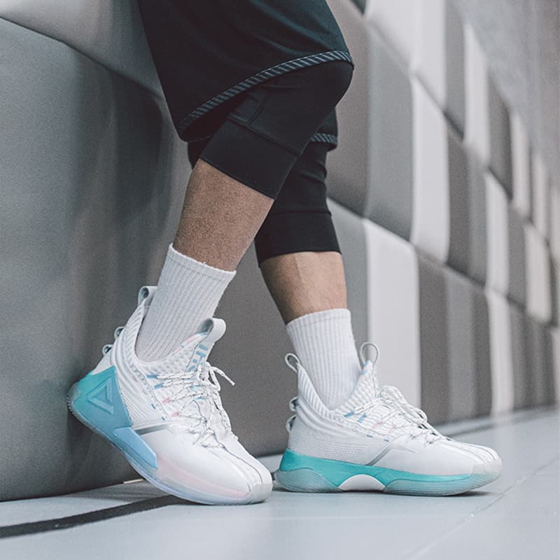 Кроссовки для баскетбола Peak Taichi 2.0 White Blue - изображение 6