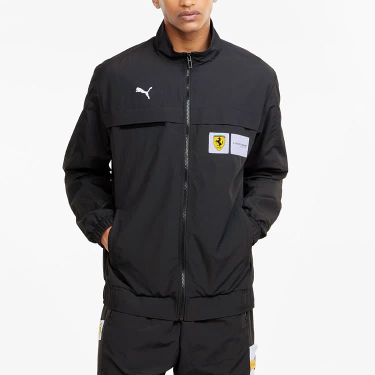 Куртка Puma Ferrari Racing Jacket Black - изображение 4