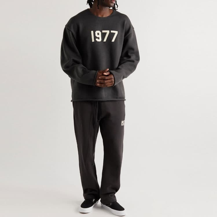 Кофта Fear of God Essentials 1977 Raw Edge Sweater Iron - изображение 3