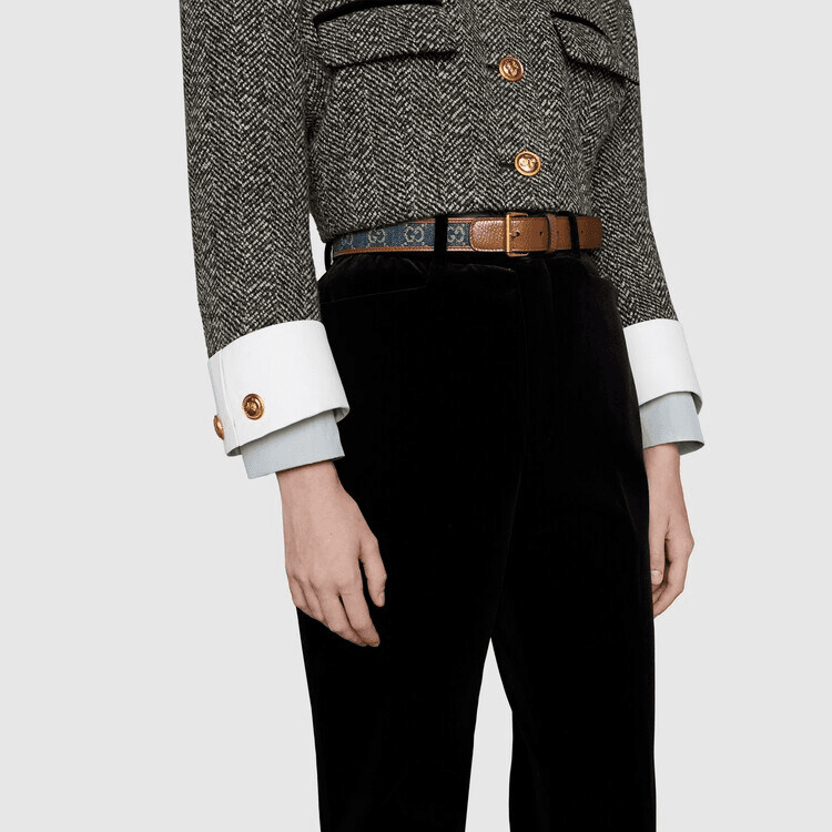 Ремень Gucci GG Belt Blue - изображение 5