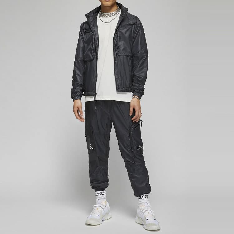 Штаны Jordan Logo Print Joggers Black - изображение 5