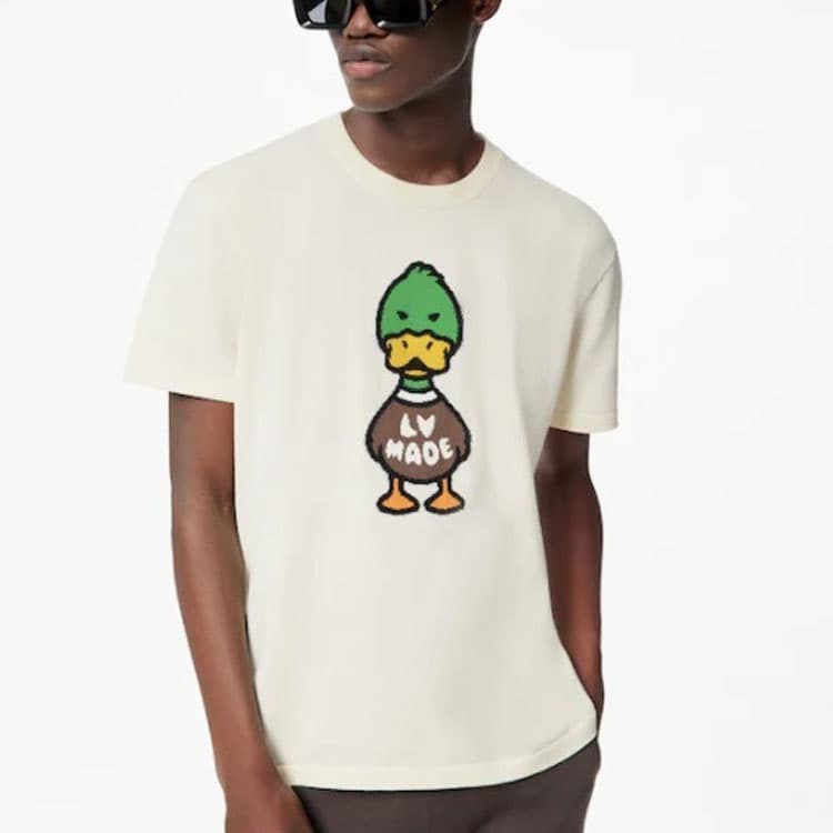 Футболка LOUIS VUITTON x NIGO LV2 T-Shirt White — фото 4