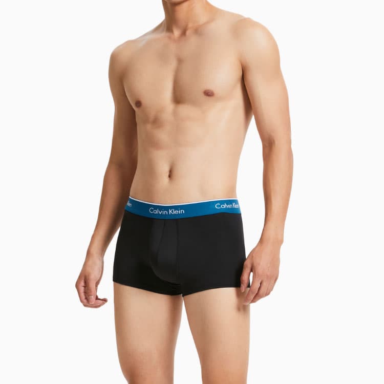 Трусы Calvin Klein Logo Low Rise Trunks 3-Pack Black - изображение 2