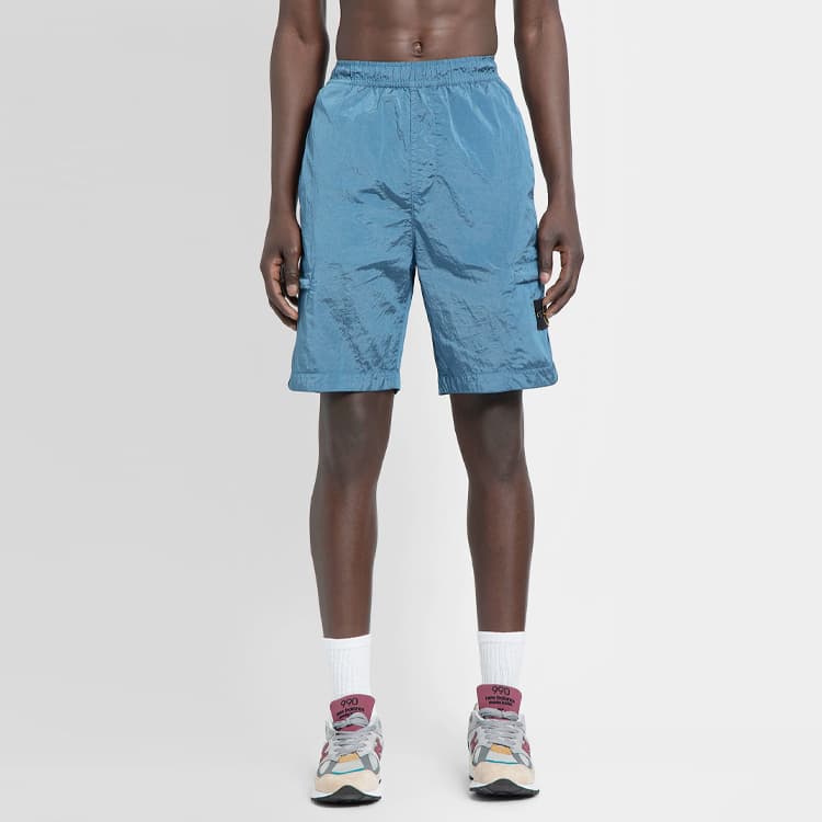 Шорты Stone Island Shorts Light Blue - изображение 4