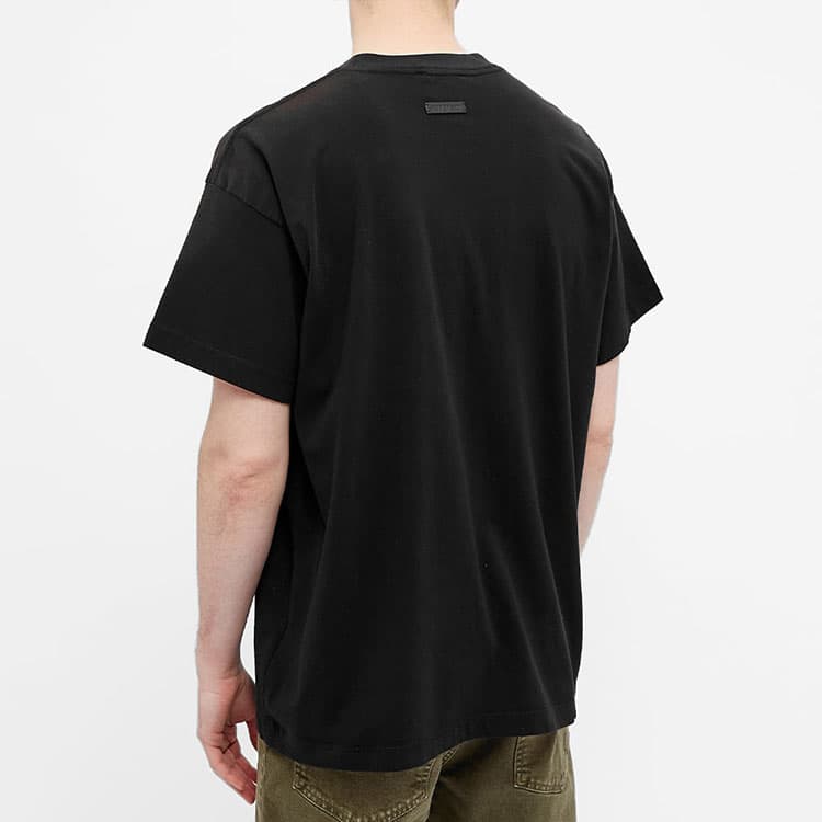 Футболка Fear of God FG Tee Vintage Black LogoT - изображение 5