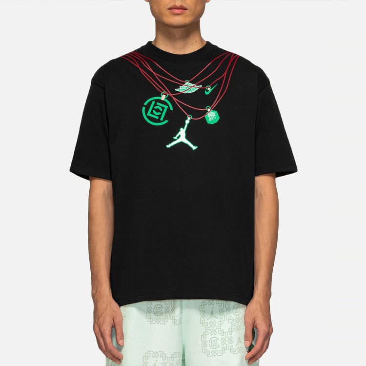 Футболка Jordan x CLOT Logo T-Shirt - изображение 3
