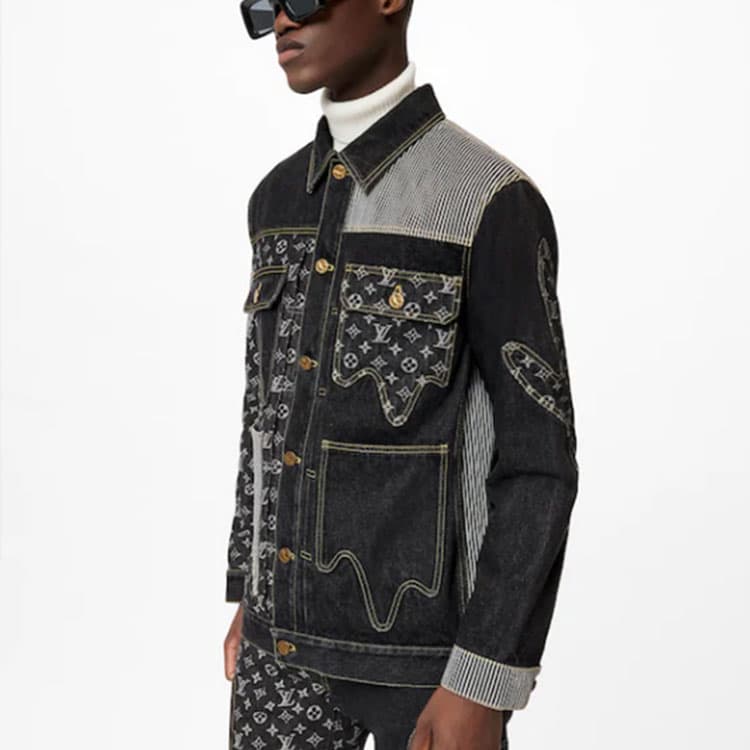 Джинсовая куртка Louis Vuitton Denim Jacket Black - изображение 7