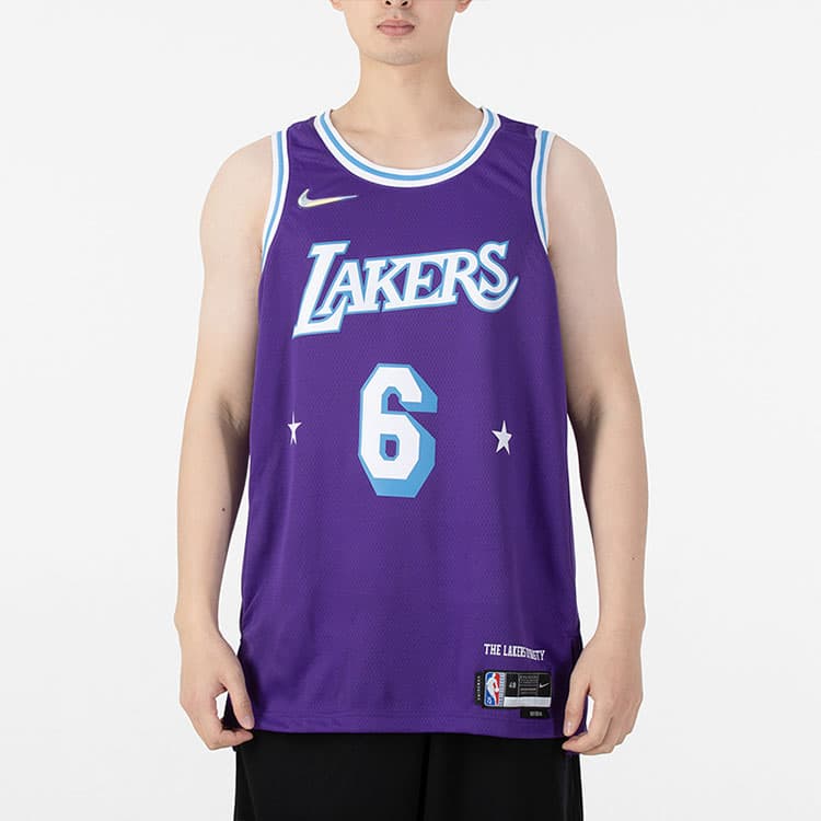 Баскетбольная майка Nike NBA Los Angeles Lakers LeBron James 6 Jersey - изображение 3