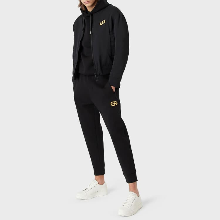 Куртка Emporio Armani SS22 Patch Zip Flight Jacket Black - изображение 2