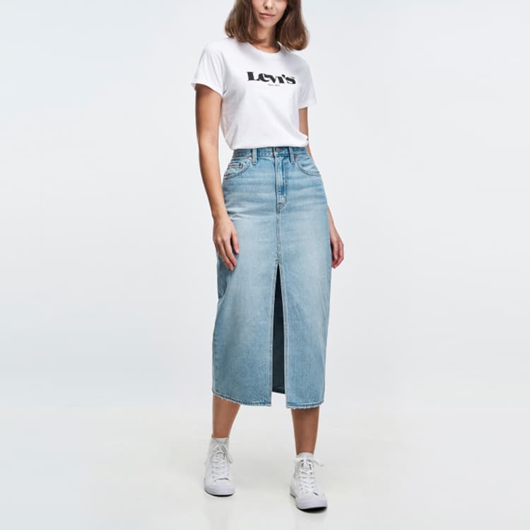 Levis Denim Skirt Blue - изображение 3
