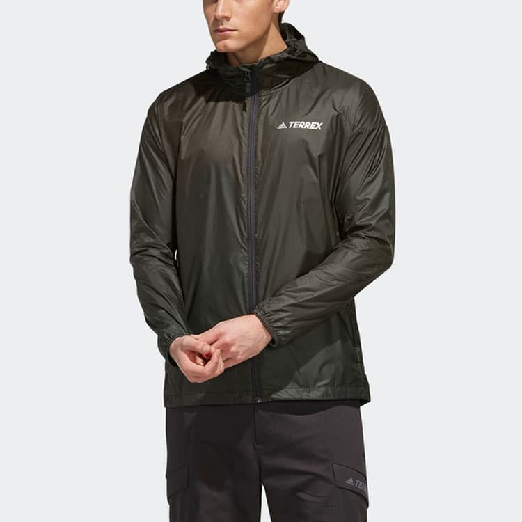 Куртка adidas Logo Zip Hoodie Green - изображение 3