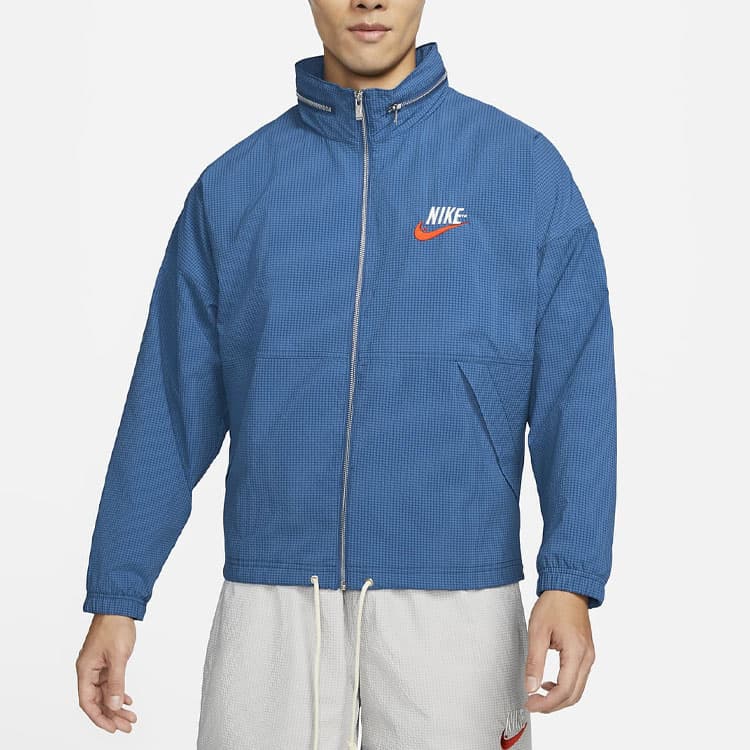 Куртка Nike Sportswear Woven Jacket Blue - изображение 5