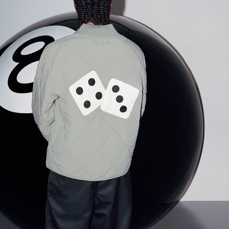 Куртка Stussy Dice Quilted Liner Jacket - изображение 3