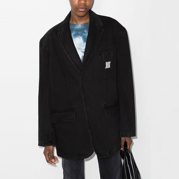 Джинсовая куртка WE11DONE FW21 Logo - изображение 3