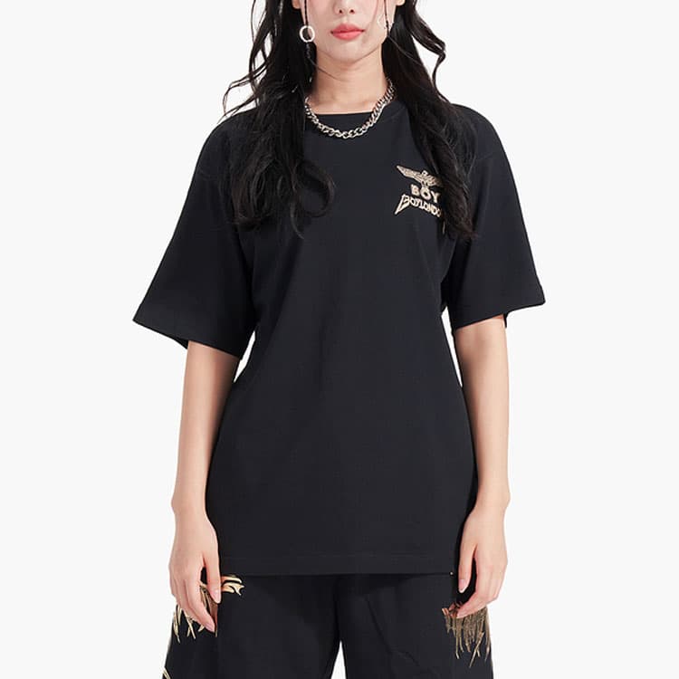 Футболка Boy London SS22 Logo Embroidered T-Shirt Black - изображение 4