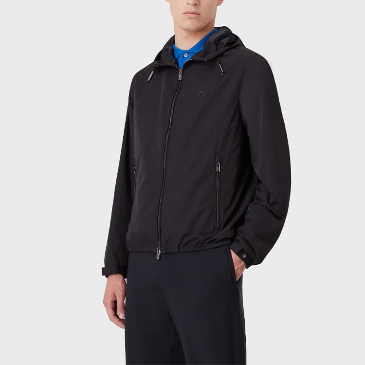 Куртка Emporio Armani FW21 Hooded Jacket Navy - изображение 4