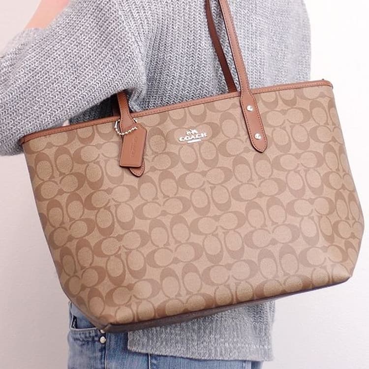 Мини-сумка COACH City Zip Tote 30 - изображение 5