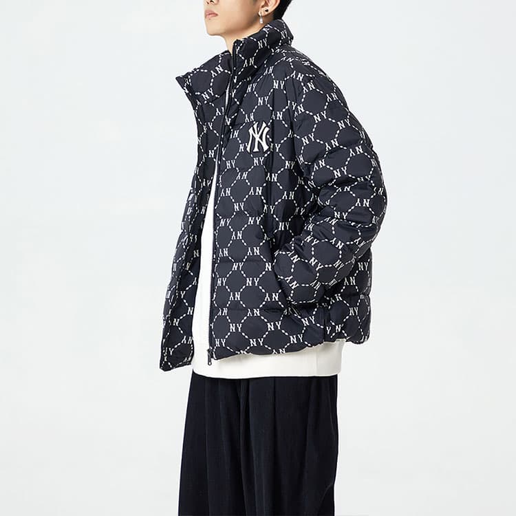 Зимняя куртка MLB FW22 Diamond Short Down Jacket Black - изображение 8