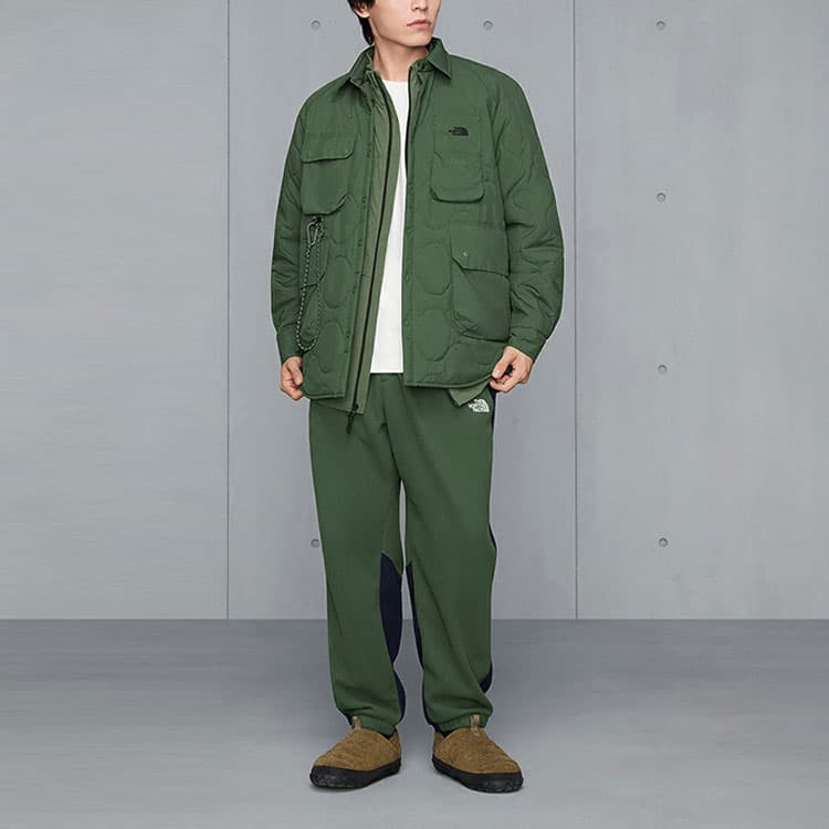 Зимняя куртка пуховик The North Face Urban Exploration Green - изображение 4