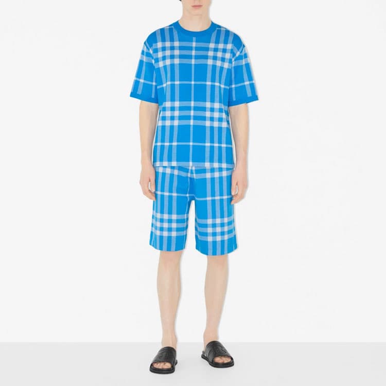 Шорты Burberry SS23 Blue Shorts - изображение 3