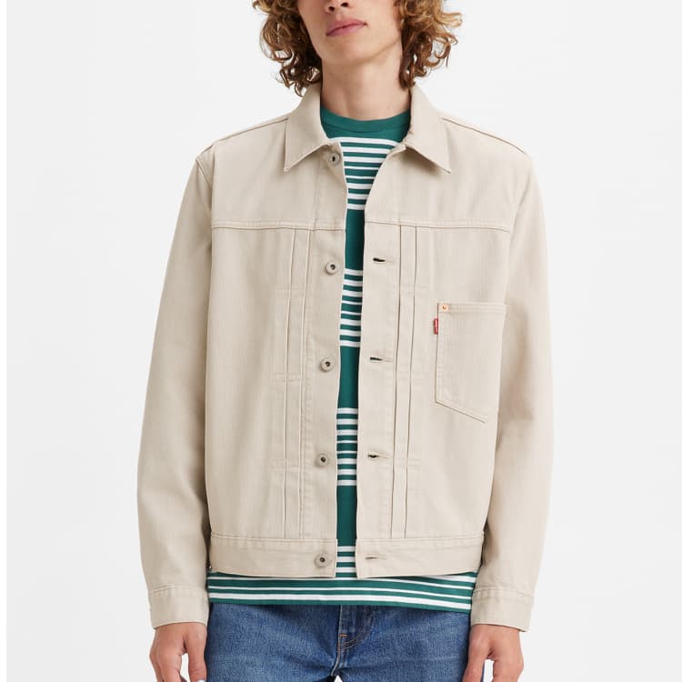 Джинсовая куртка Levis Denim Jacket Khaki - изображение 3