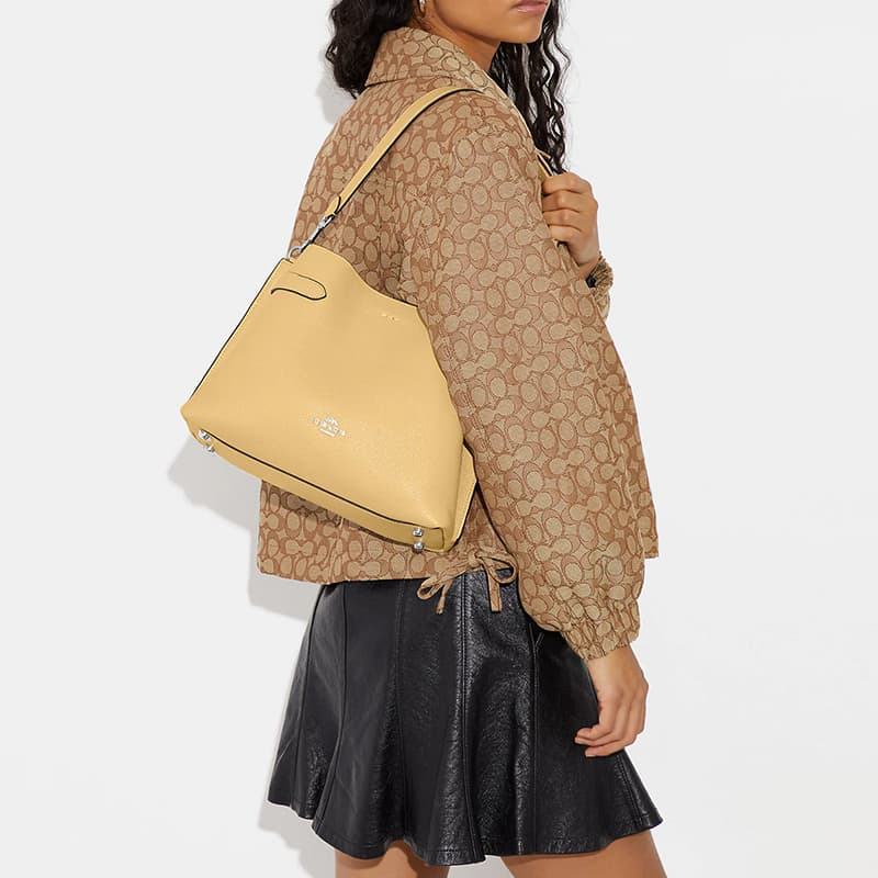 Мини-сумка COACH Hanna 30 Logo Tote - изображение 4