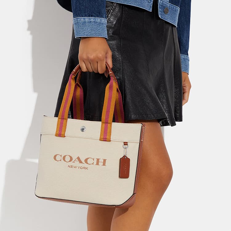 Сумка COACH Tote 23 Beige - изображение 7