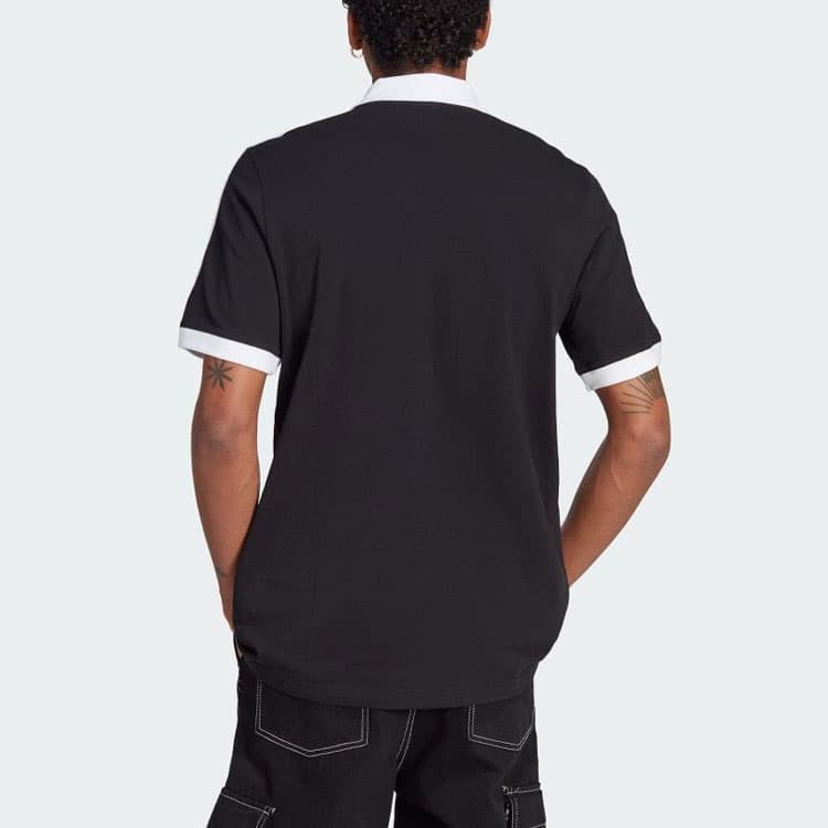 Поло adidas Adicolor Polo Shirt Black - изображение 3