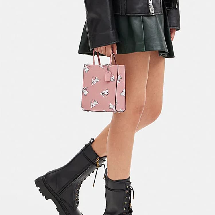 Сумка COACH x White Rabbit Cashin 14 Pink - изображение 5