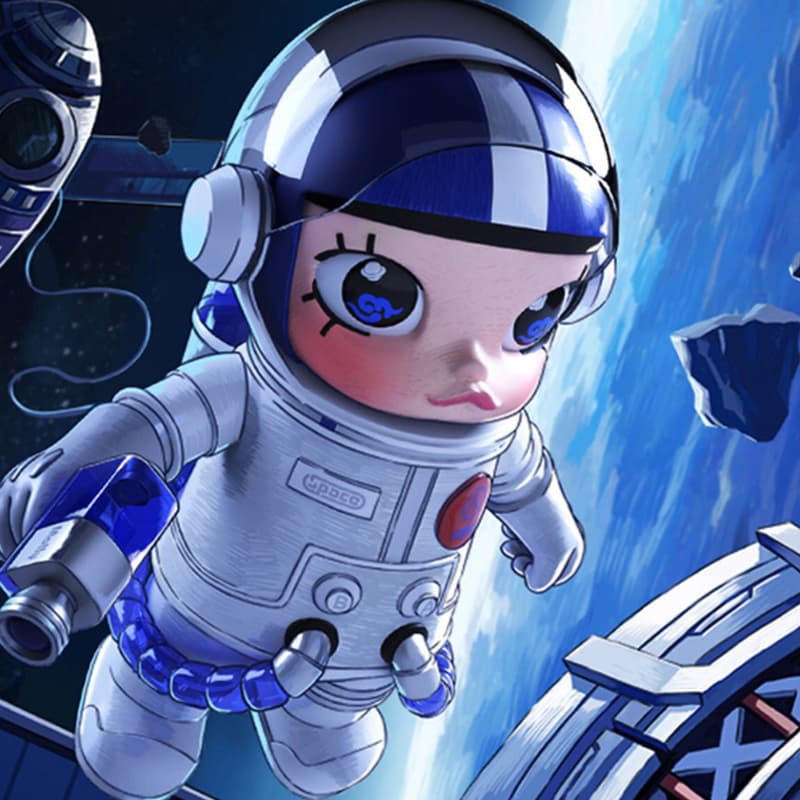 Фигурка POP MART MEGA SPACE MOLLY 1000 - изображение 4