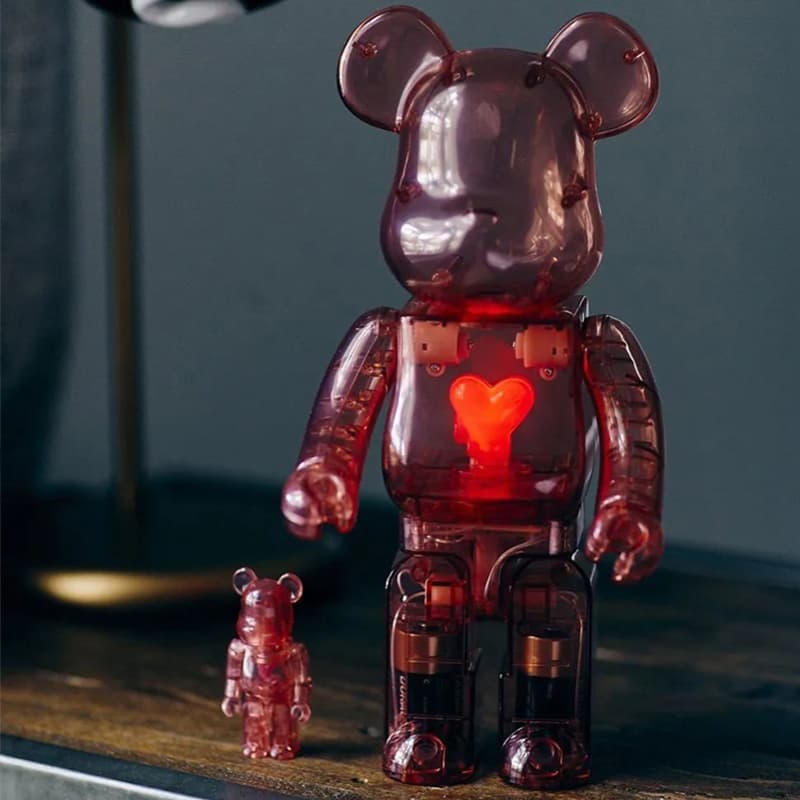 Фигурка BERBRICK x Emotionally Unavailable CLEAR RED HEART EU - изображение 2