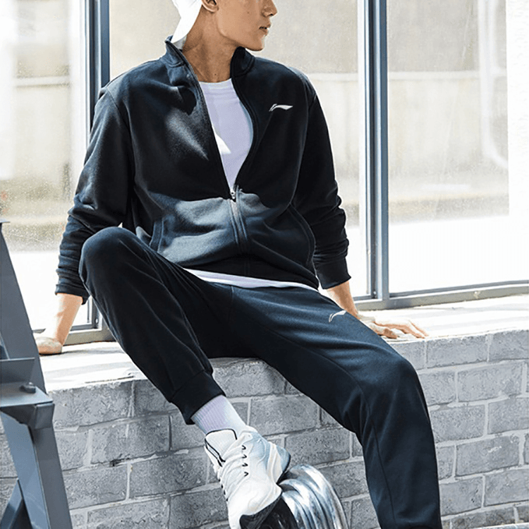 Спортивный костюм LiNing Running Suit Black - изображение 5