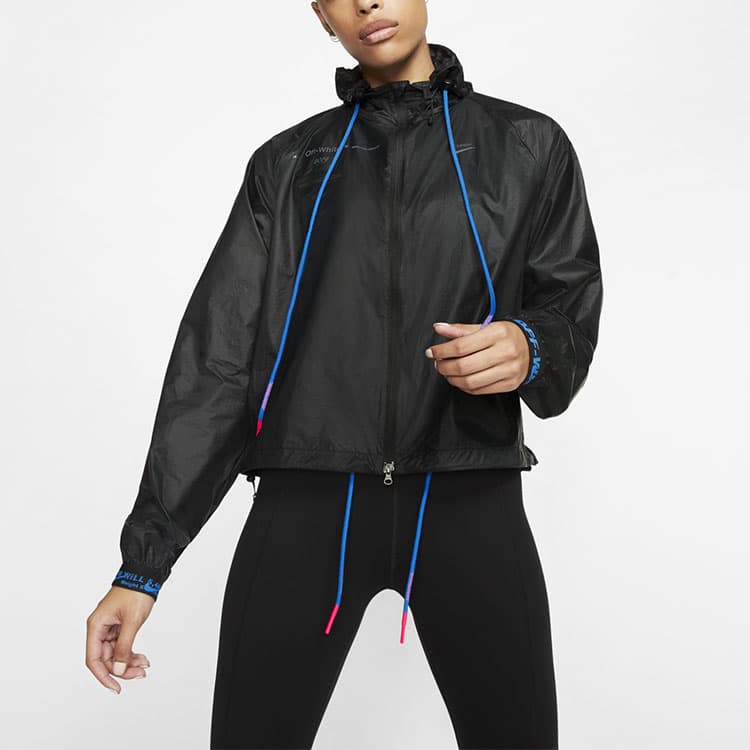 Куртка Nike x OFF-WHITE Windbreaker Black - изображение 3