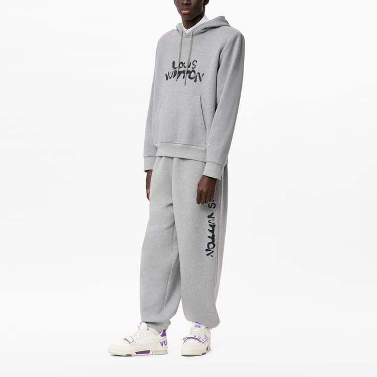 Худи Louis Vuitton FW21 Classic Hoodie Grey - изображение 3