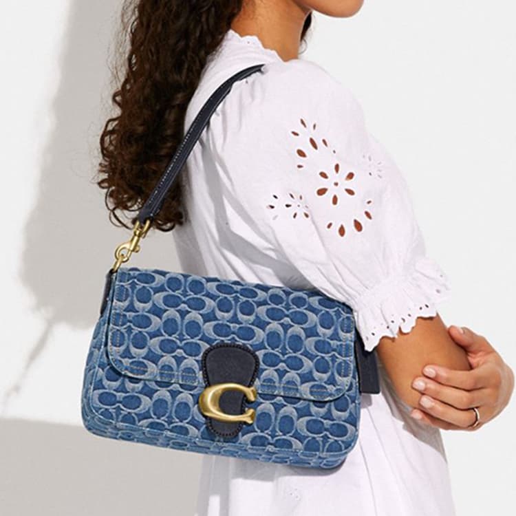 Мини-сумка COACH Tabby 26 Denim - изображение 7